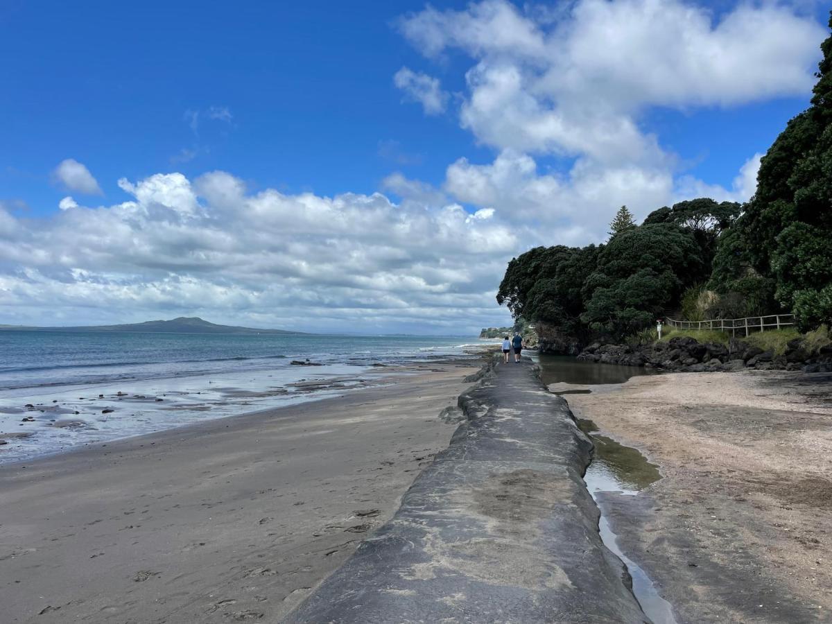 Family Friendly 3Br Flat - 3Min Walk To The Beach - Self Contained Auckland Buitenkant foto