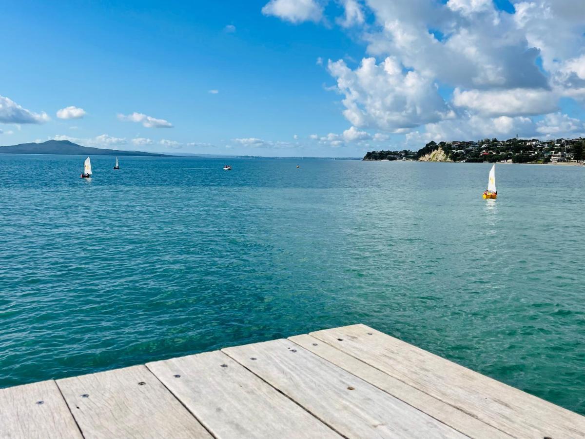 Family Friendly 3Br Flat - 3Min Walk To The Beach - Self Contained Auckland Buitenkant foto
